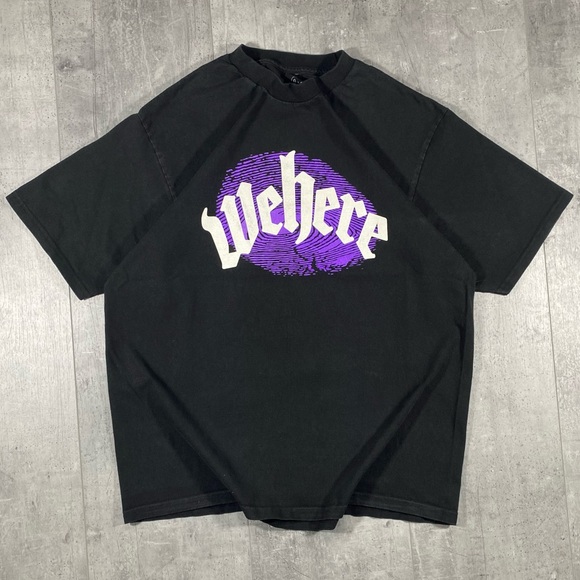 Wehere Other - Wehere Streetwear Finger Print Tee Shirt